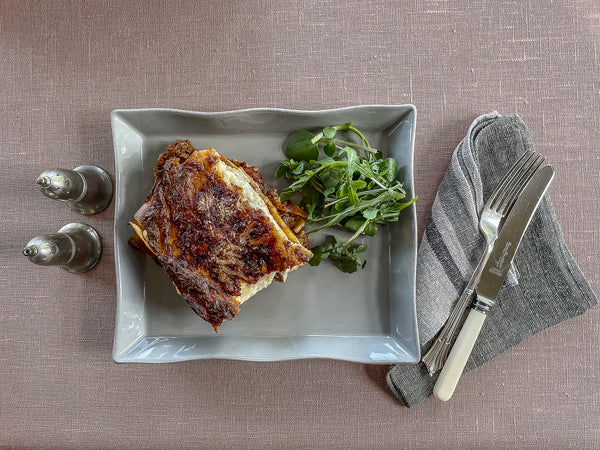 Ceramic Platter - Small Taupe (Grey Putty)