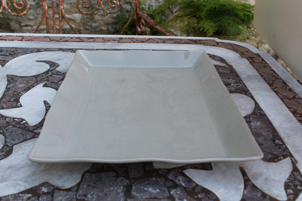 Ceramic Platter - Large Taupe (Grey Putty)