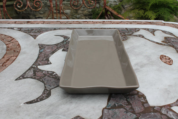 Ceramic Platter - Long Mink