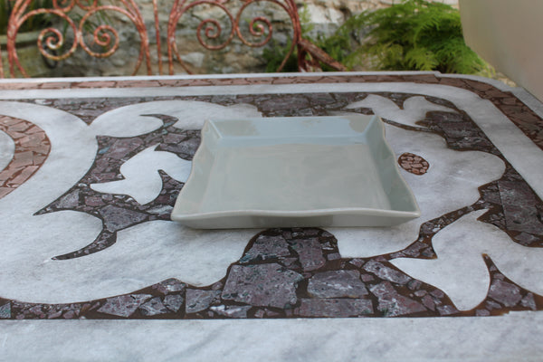 Ceramic Platter - Small Taupe (Grey Putty)