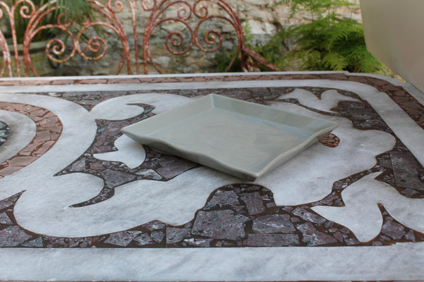 Ceramic Platter - Small Taupe (Grey Putty)