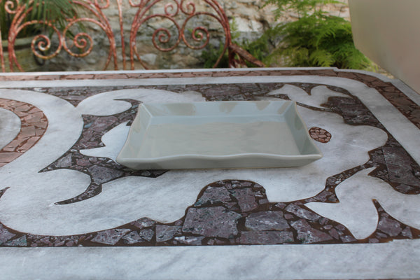 Ceramic Platter - Small Taupe (Grey Putty)