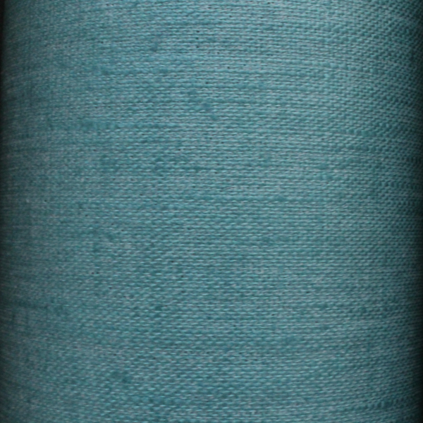 Coated linen tablecloth - Turquoise