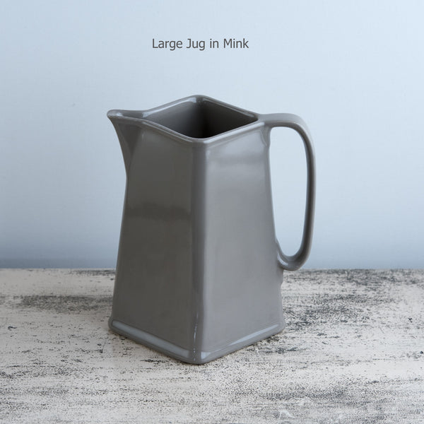 Ceramic Jug Taupe - Large (2018-22 colour - Grey Green)