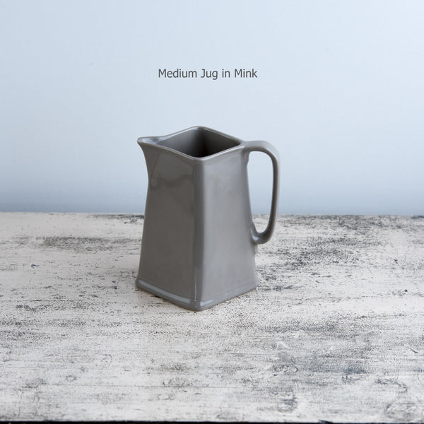 Ceramic Jug Taupe - Medium (2018-22 colour - Grey Green)