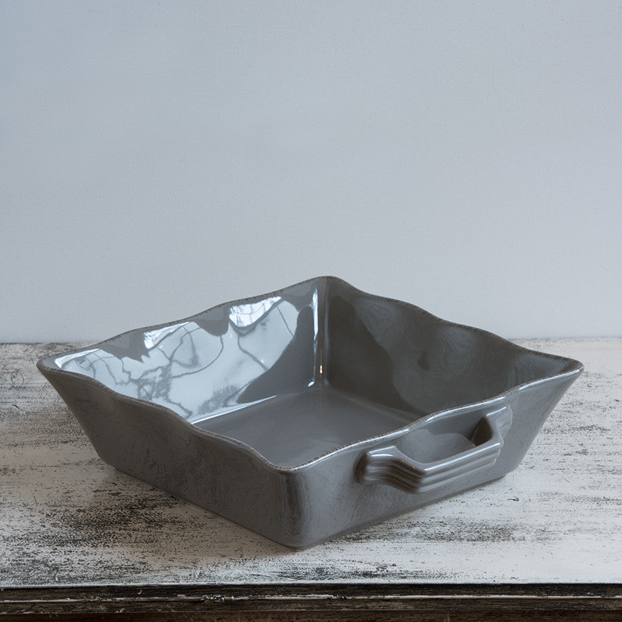 Ceramic Ovenware Dish - Large Square Mink
