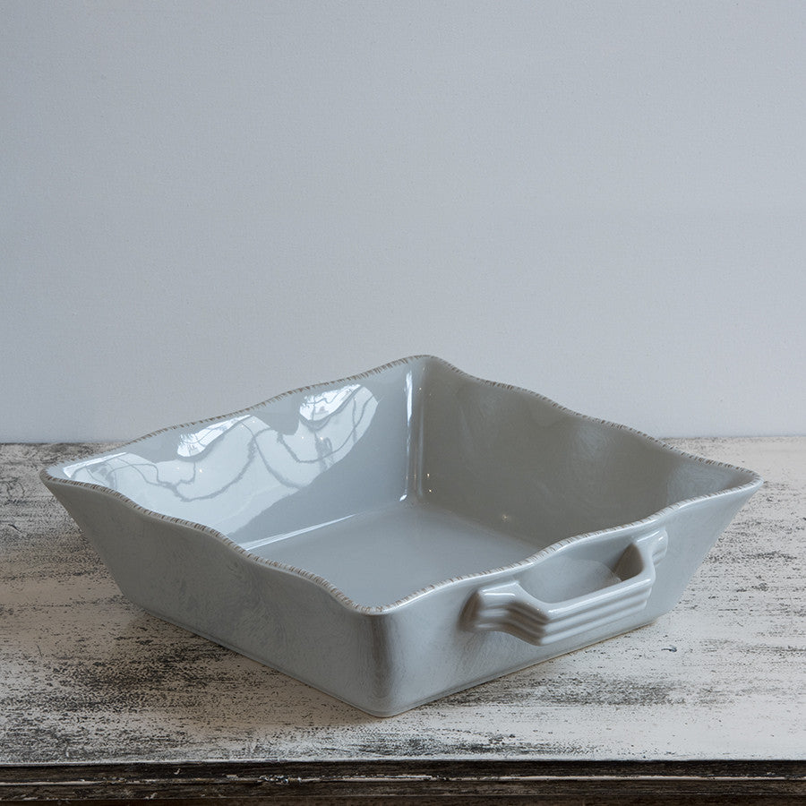 Ceramic Ovenware Dish - Large Square Taupe (2023 colour - Grey Putty)