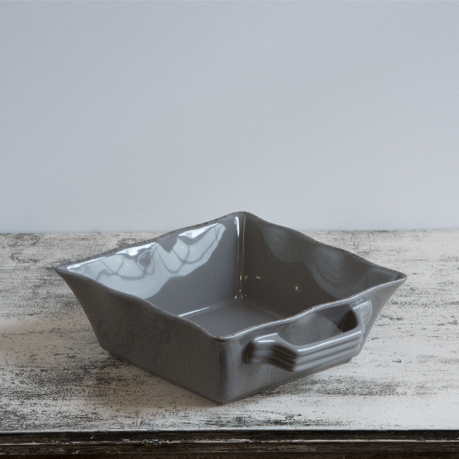 Ceramic Ovenware Dish - Small Square Mink