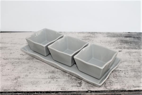 Ceramic Dipping Bowl - Taupe (2018-22 colour - Grey Green)