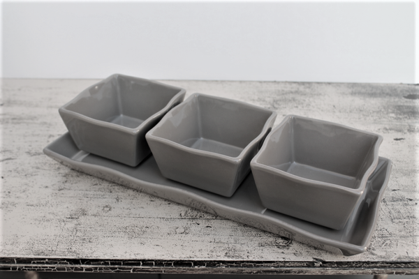 Ceramic Dipping Bowl - Mink