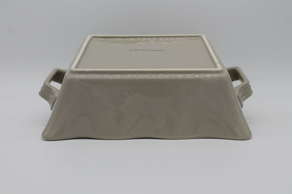 Ceramic Ovenware Dish - Large Square Rustic Taupe