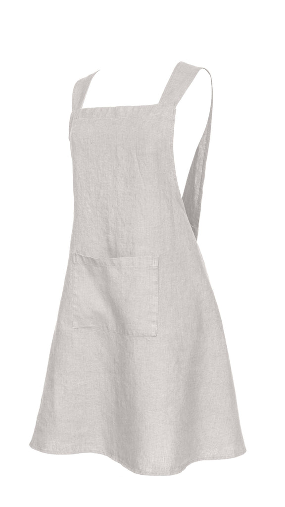 100% Linen Apron - Natural