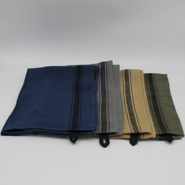 100% Linen Tea Towel - Forest Dijon
