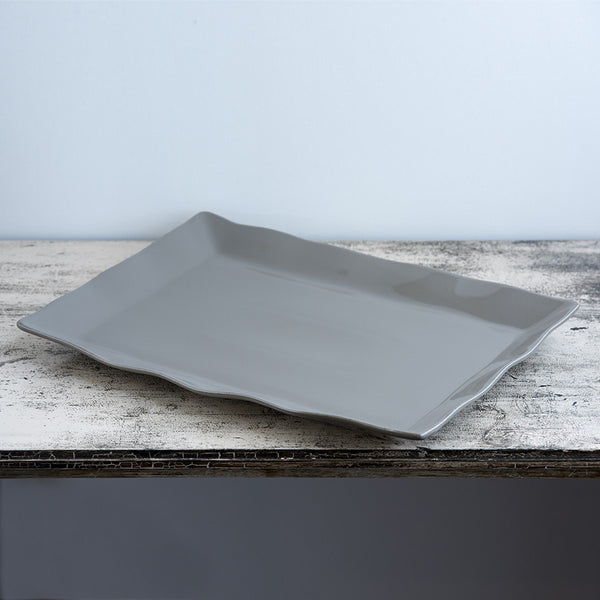 Ceramic Platter - Large Mink