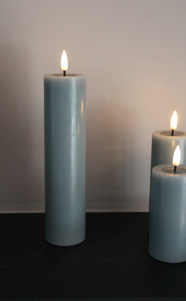 Pillar Candle in Salvie - 20cm long by 5cm wide